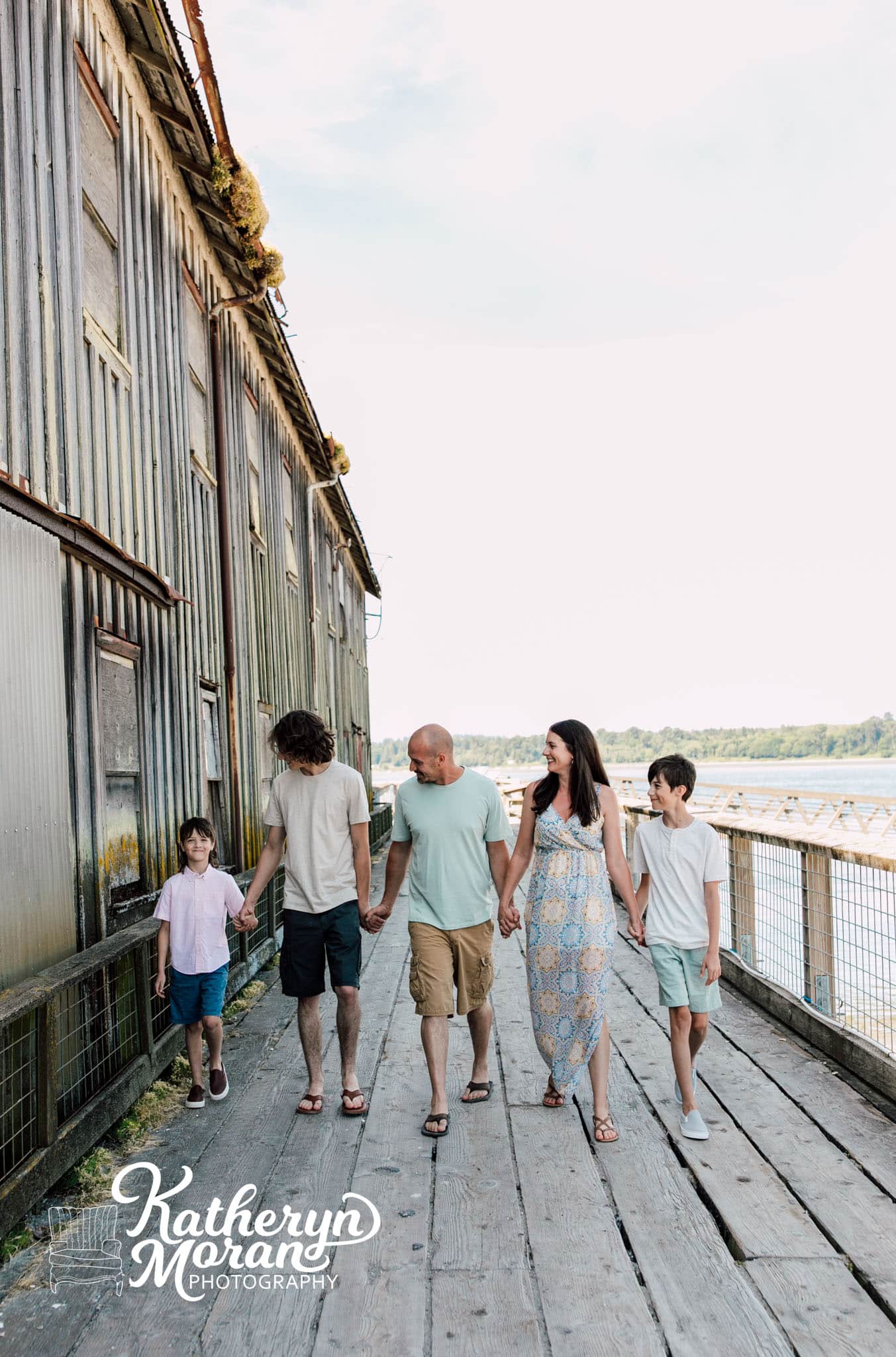 Semiahmoo Spit Bellingham Family Maternity Engagement Photographer Katheryn Moran Photography