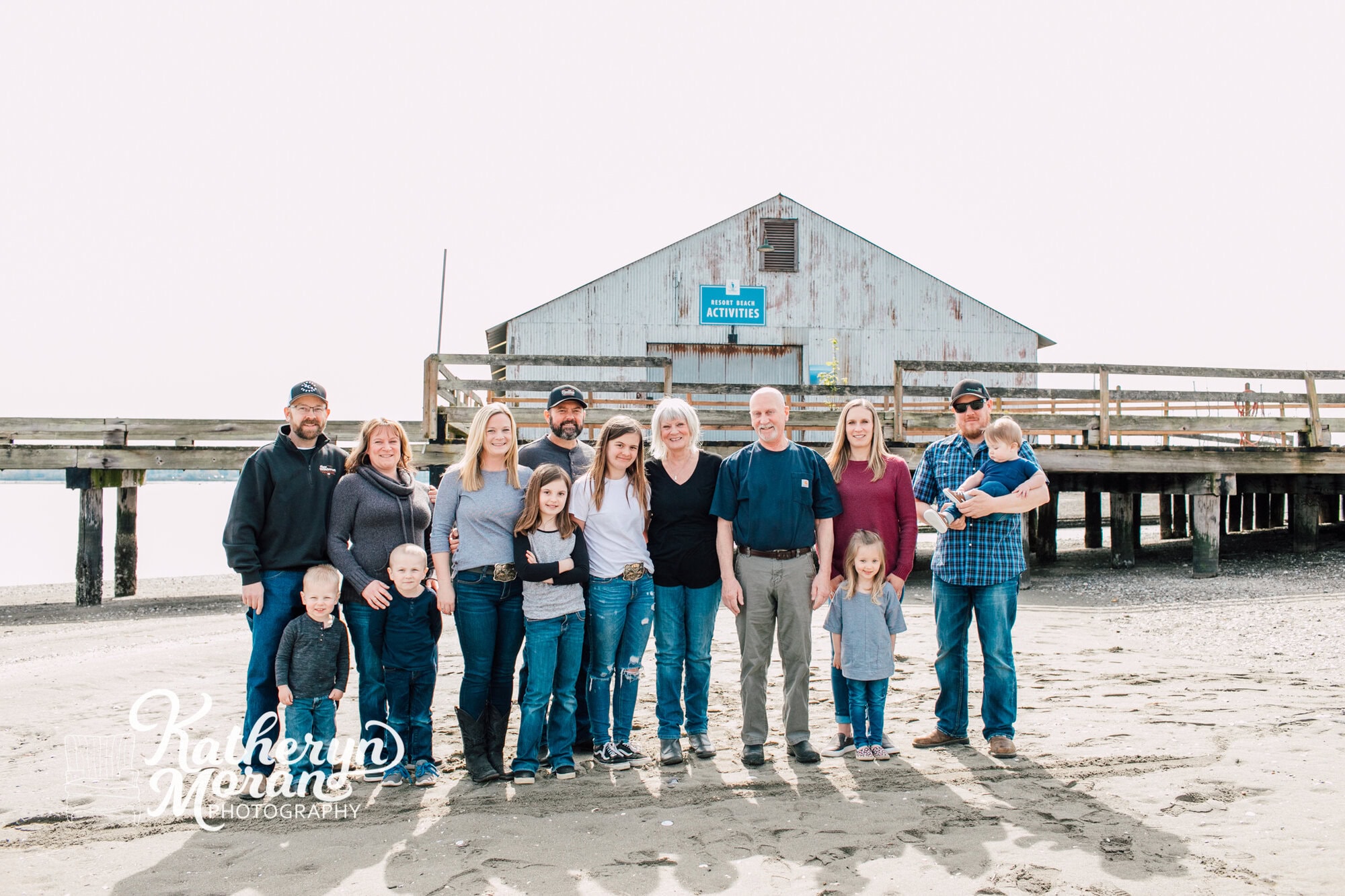 Semiahmoo Spit Bellingham Family Maternity Engagement Photographer Katheryn Moran Photography