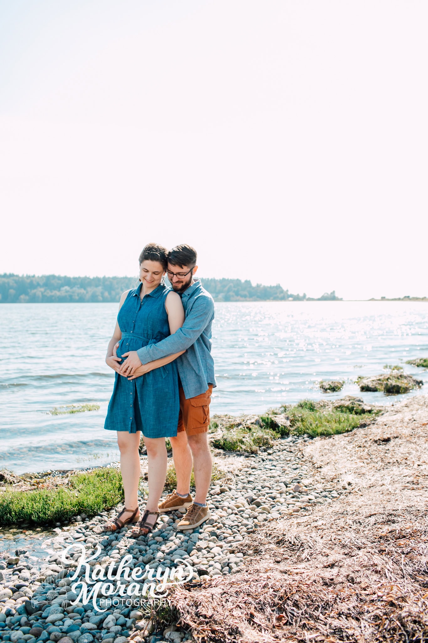 Semiahmoo Spit Bellingham Family Maternity Engagement Photographer Katheryn Moran Photography