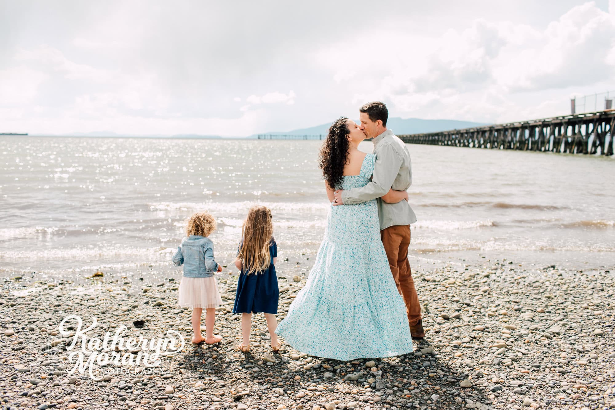 Squalicum Beach Bellingham Family Maternity Engagement Photographer Katheryn Moran Photography