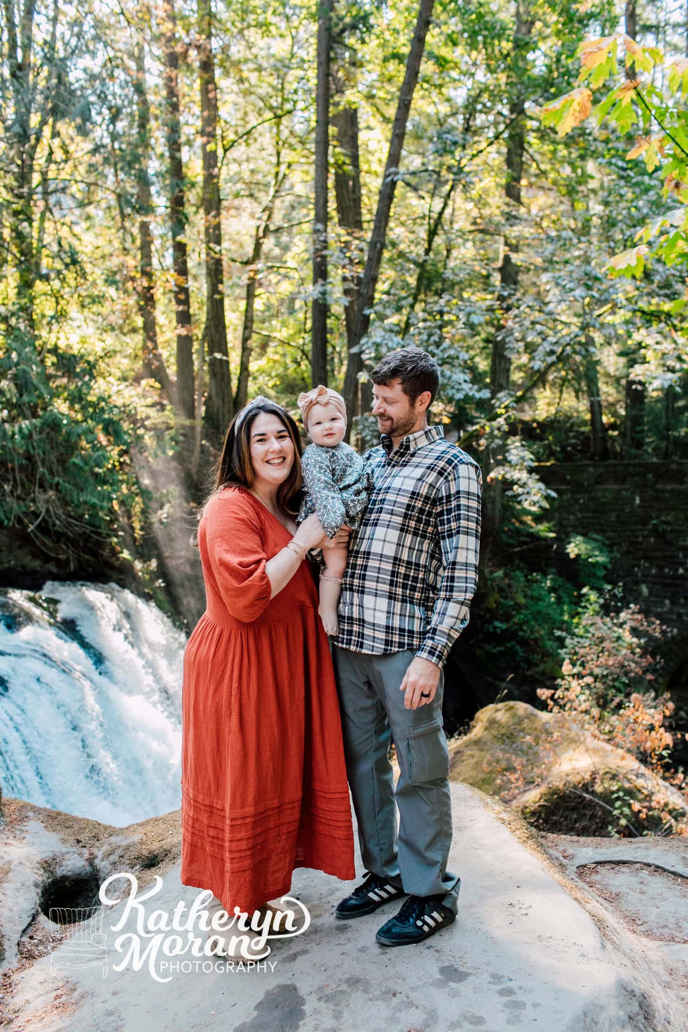 Whatcom Falls Bellingham Family Maternity Engagement Photographer Katheryn Moran Photography