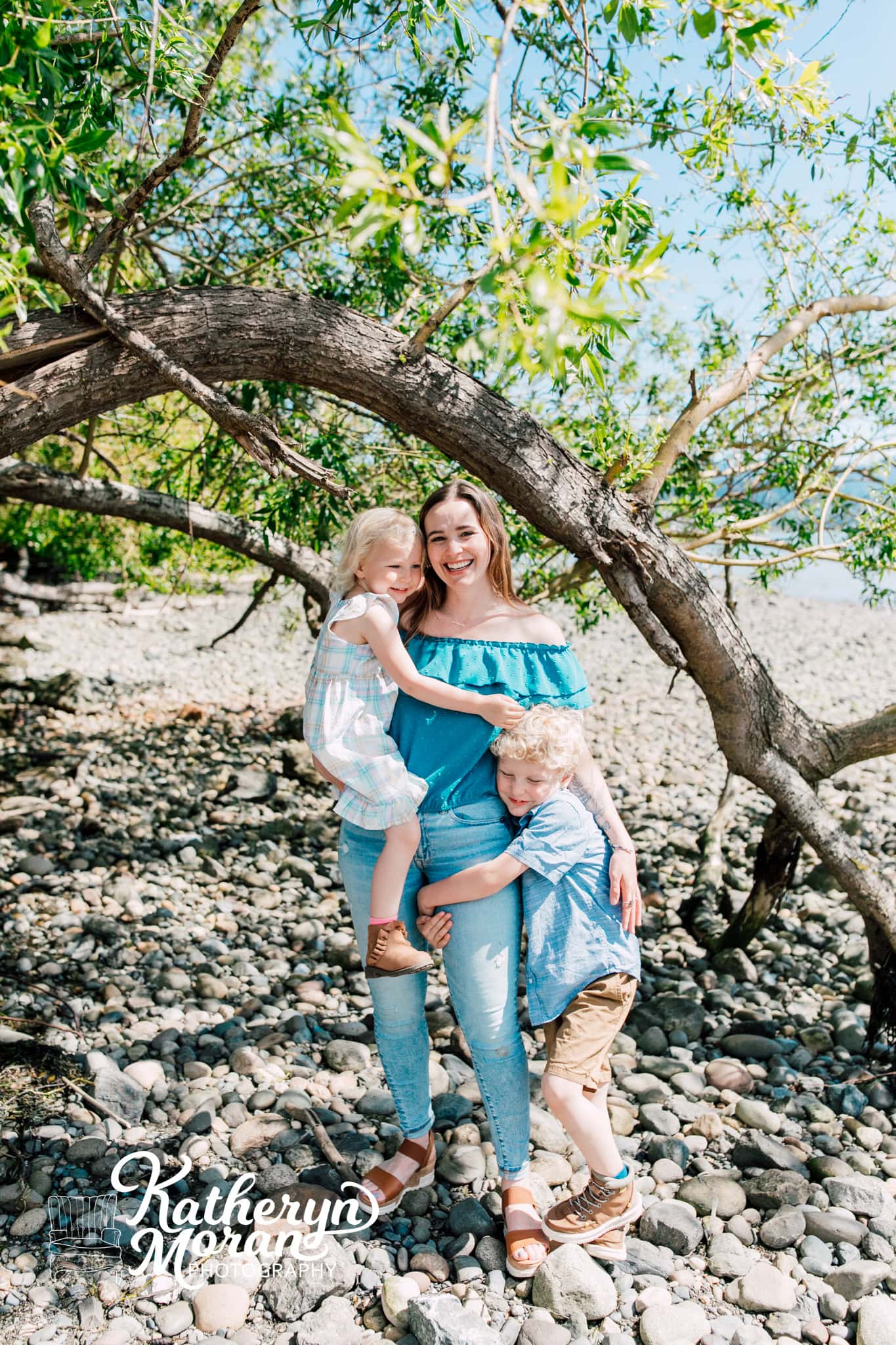 Squalicum Beach Bellingham Family Maternity Engagement Photographer Katheryn Moran Photography