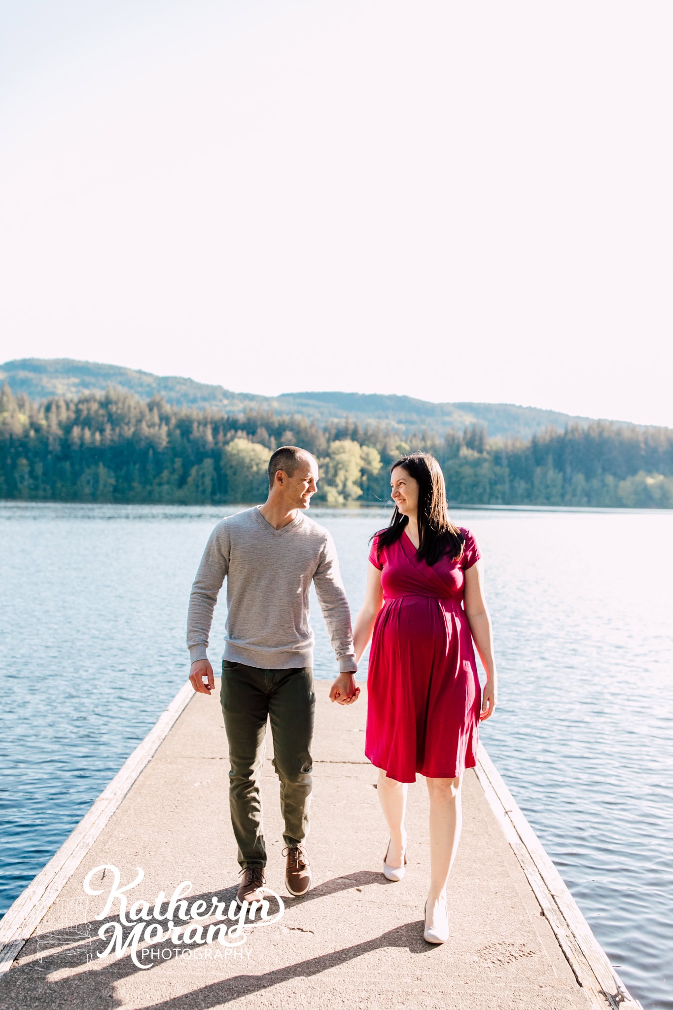 Lake Padden Park Bellingham Family Maternity Engagement Photographer Katheryn Moran Photography