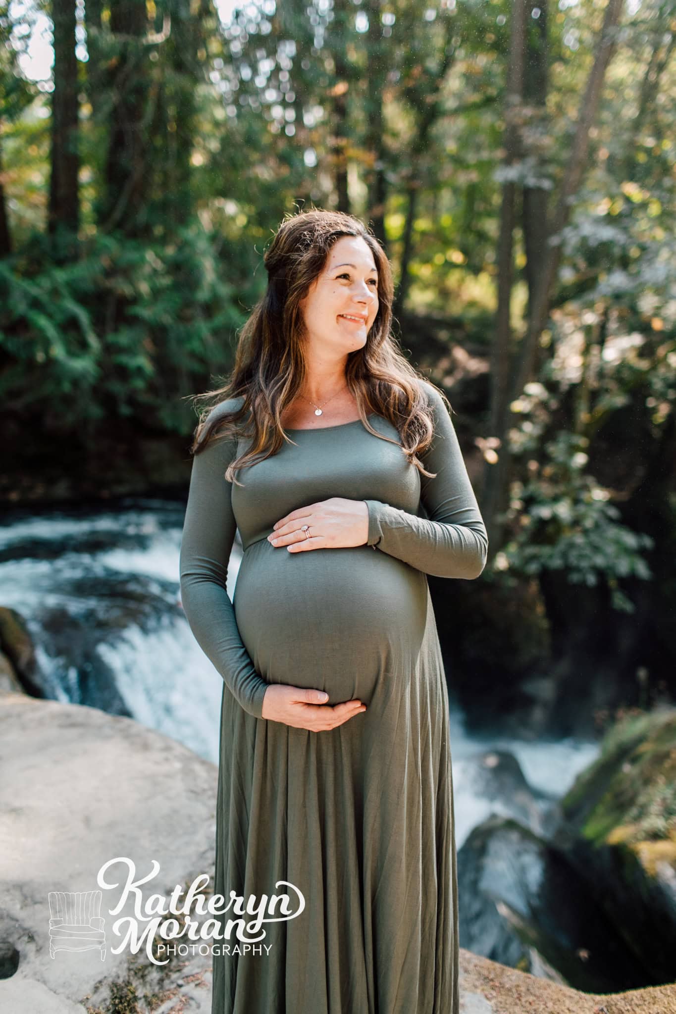 Whatcom Falls Bellingham Family Maternity Engagement Photographer Katheryn Moran Photography