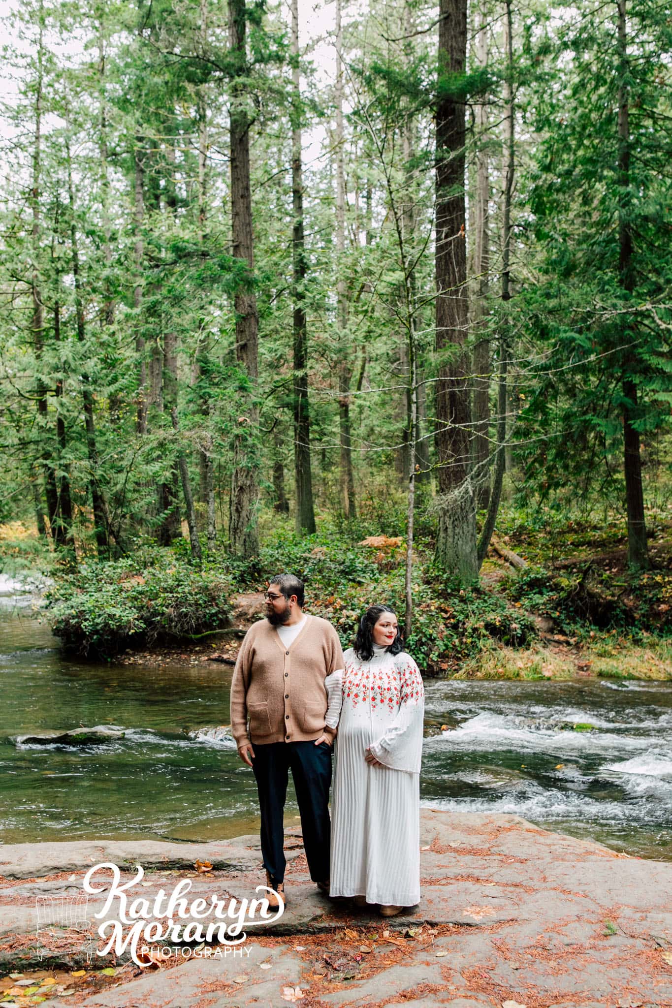 Whatcom Falls Bellingham Family Maternity Engagement Photographer Katheryn Moran Photography