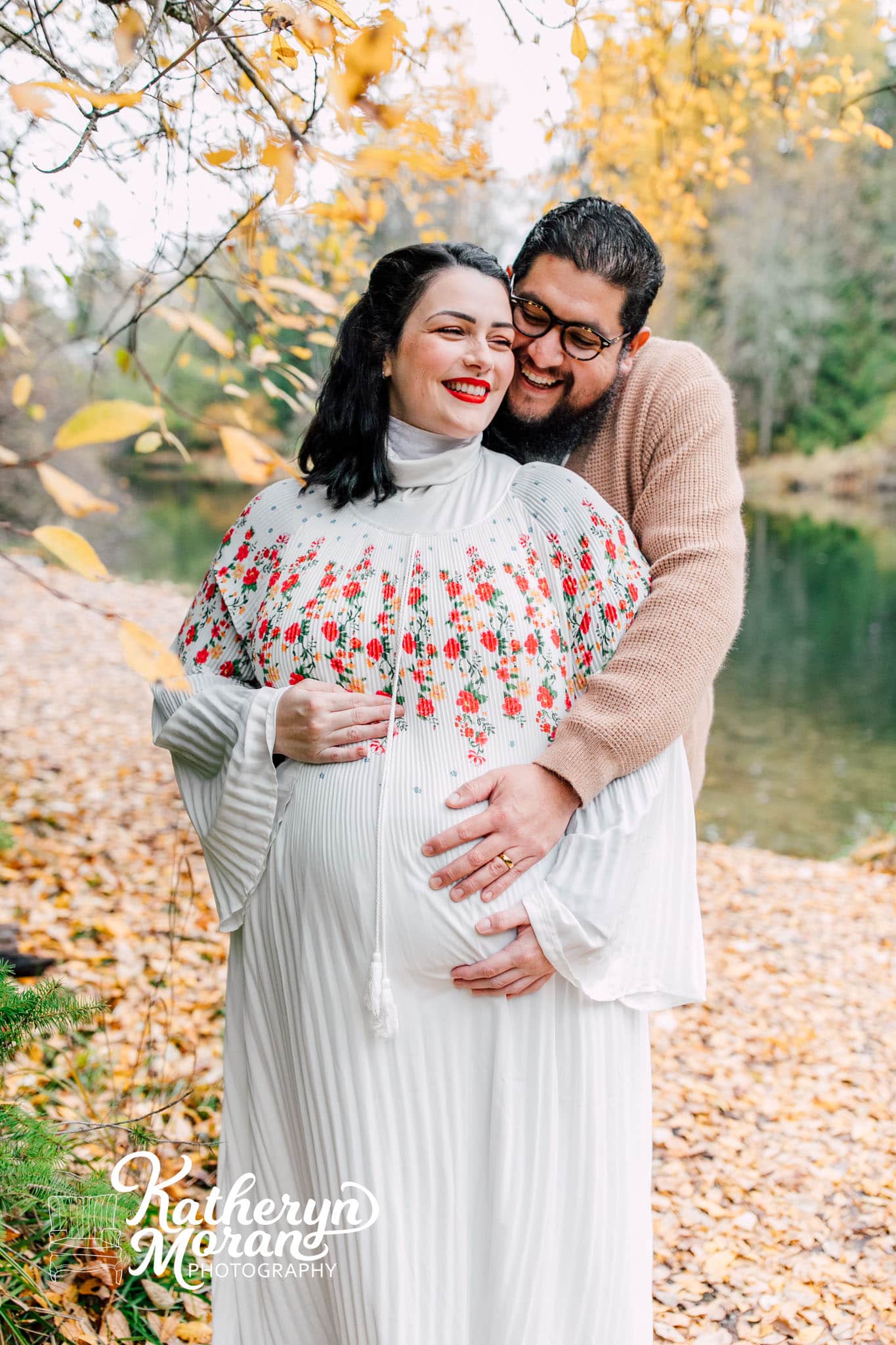 Whatcom Falls Bellingham Family Maternity Engagement Photographer Katheryn Moran Photography