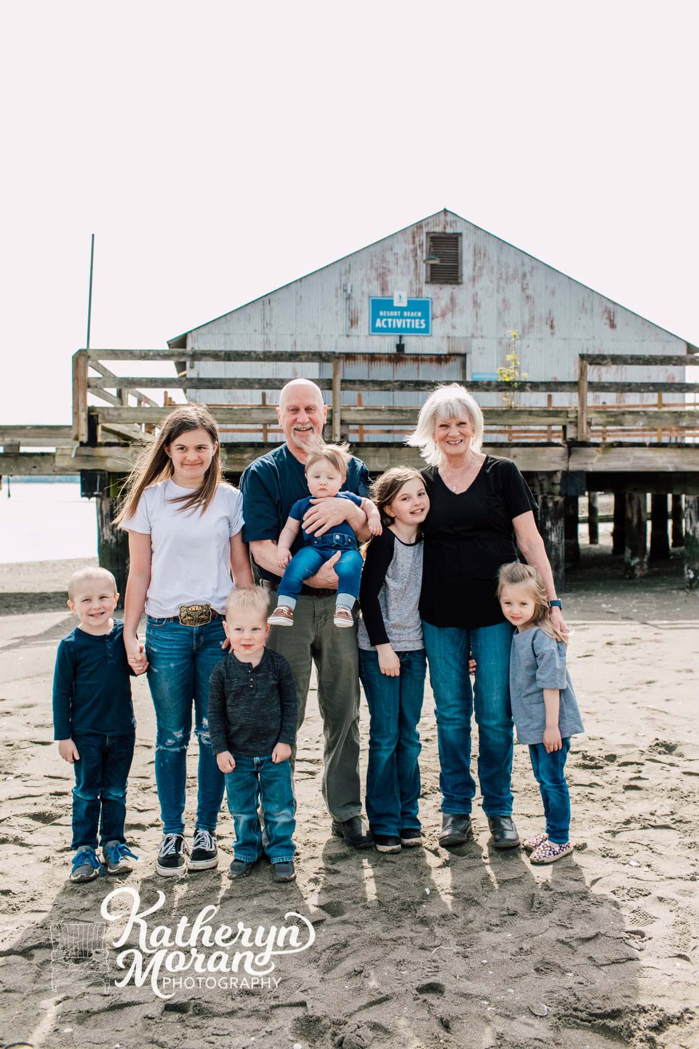 Semiahmoo Spit Bellingham Family Maternity Engagement Photographer Katheryn Moran Photography