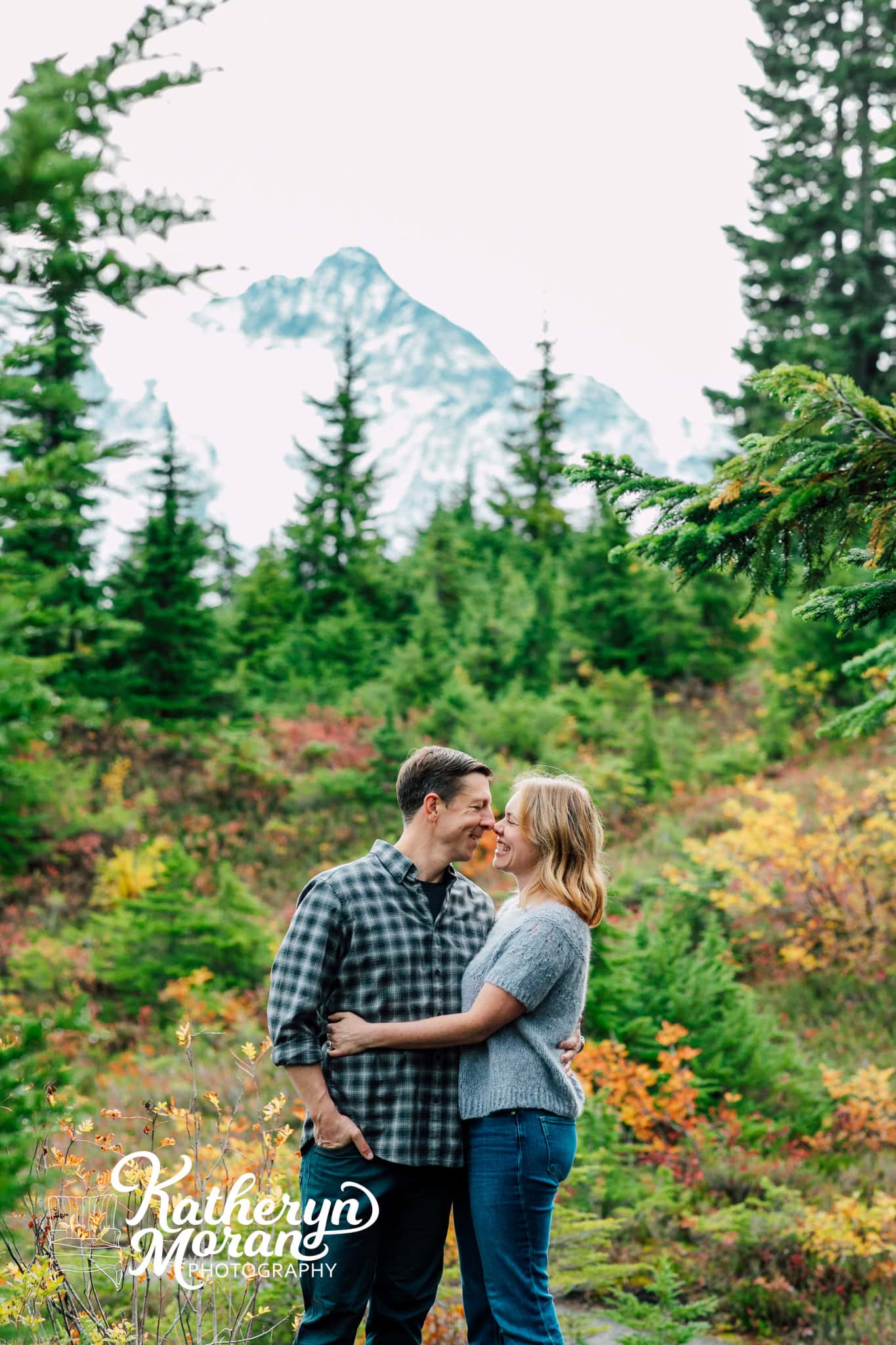 Mount Baker Wilderness Picture Lake Family Engagement Wedding Photographer Katheryn Moran