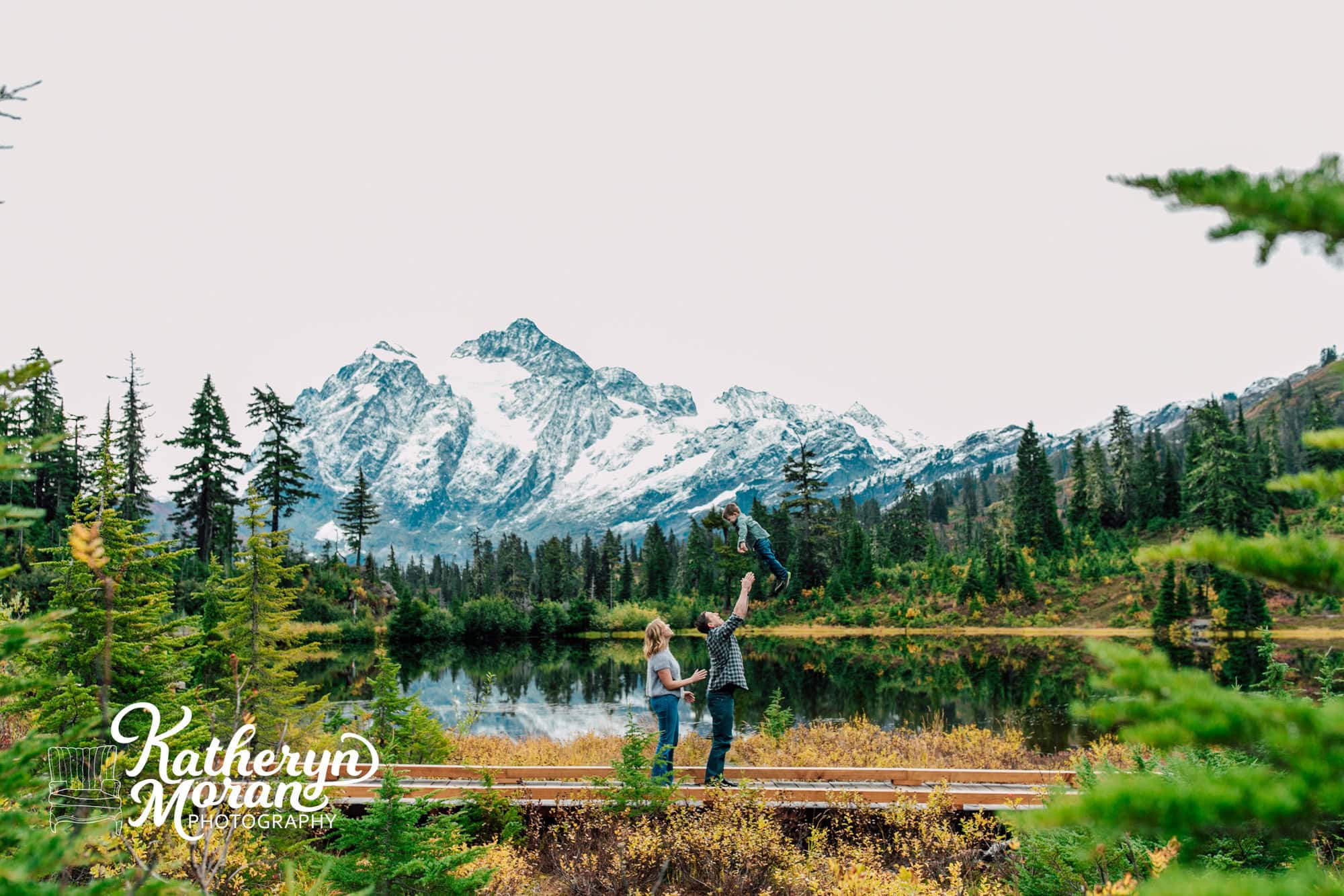 Mount Baker Wilderness Picture Lake Family Engagement Wedding Photographer Katheryn Moran