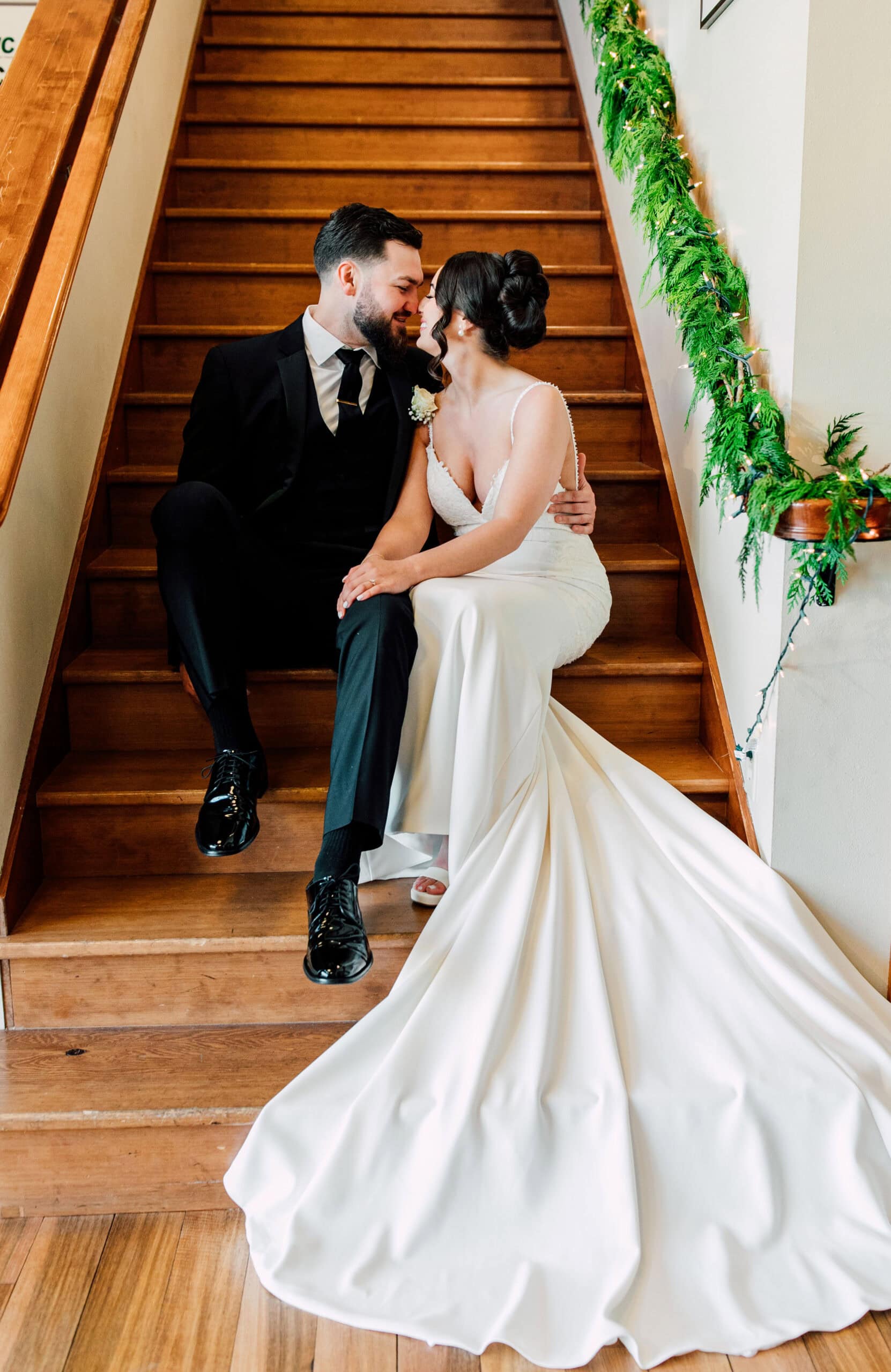 bellingham winter wedding photographer baker creek place