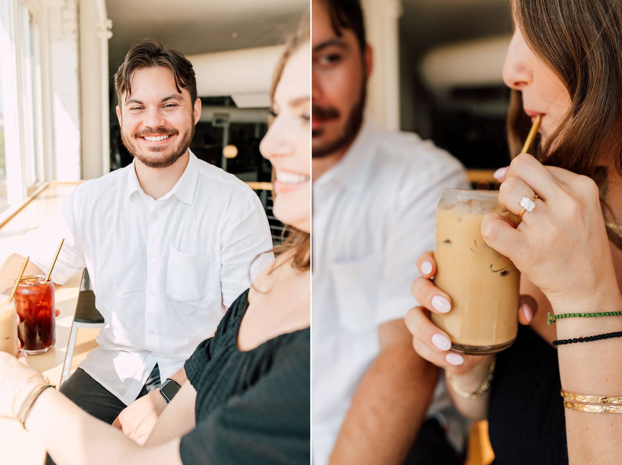 Makeworth Market Engagement Session Bellingham Coffeeshop Katheryn Moran Photography