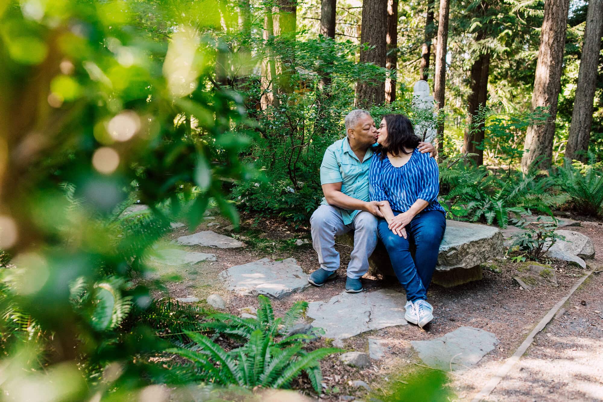 Bellingham Professional Engagement Photographer Katheryn Moran Big Rock Garden