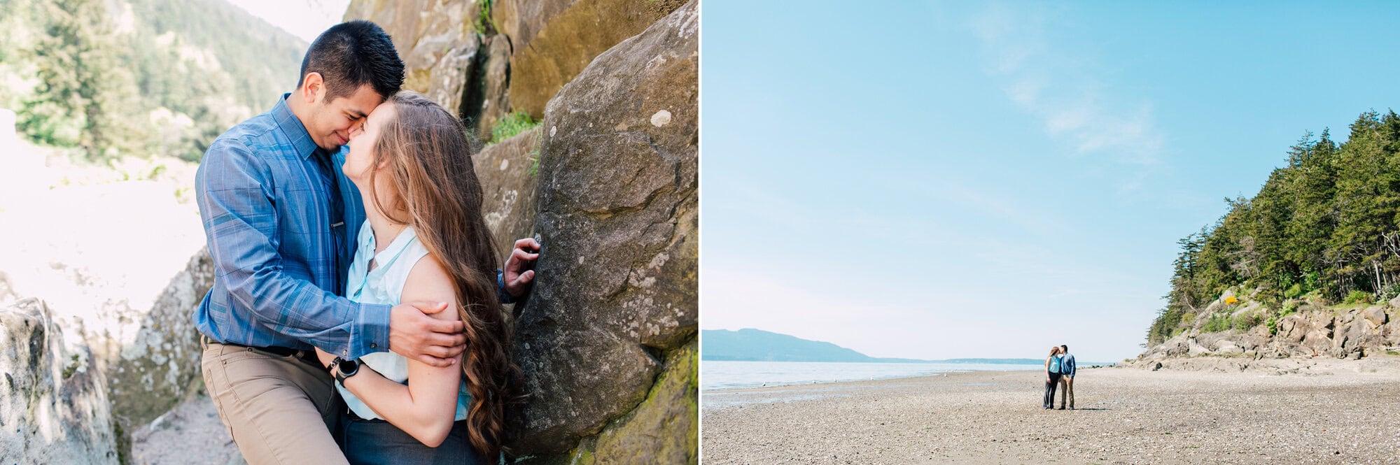 Bellingham Professional Engagement Photographer Katheryn Moran Clayton Beach