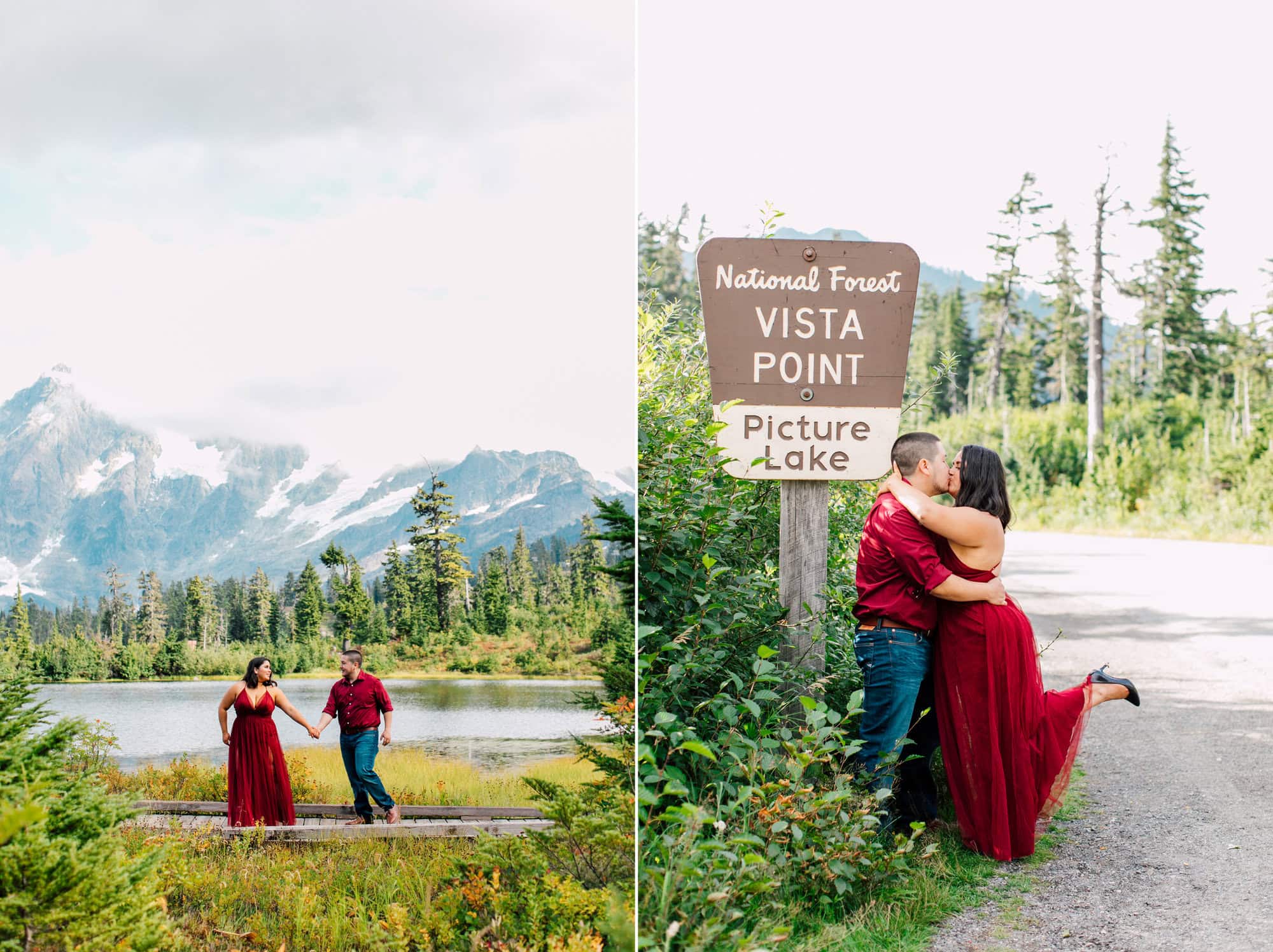Bellingham Professional Engagement Photographer Katheryn Moran Mount Baker