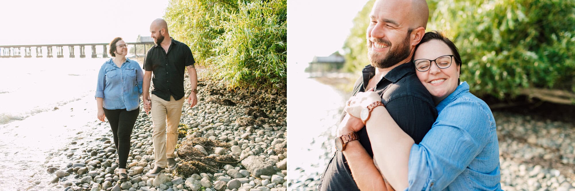 Bellingham Professional Engagement Photographer Katheryn Moran Zuanich Park and Squalicum Beach