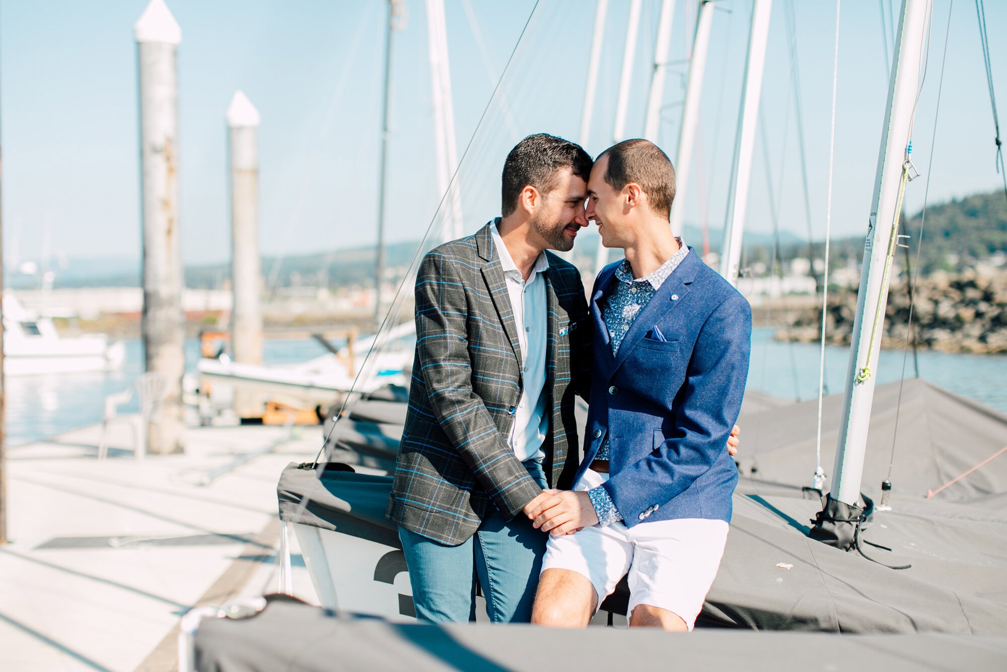Bellingham Professional Engagement Photographer Katheryn Moran Zuanich Park and Squalicum Beach
