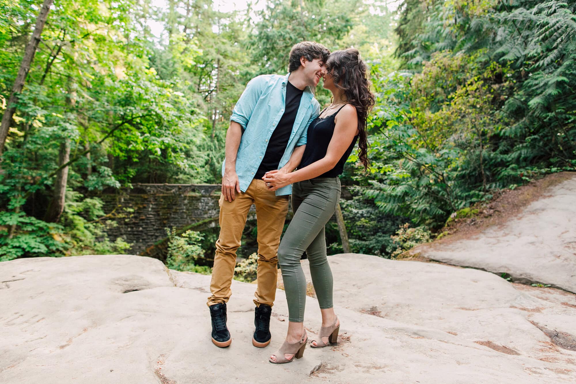 Bellingham Professional Engagement Photographer Katheryn Moran Whatcom Falls Park