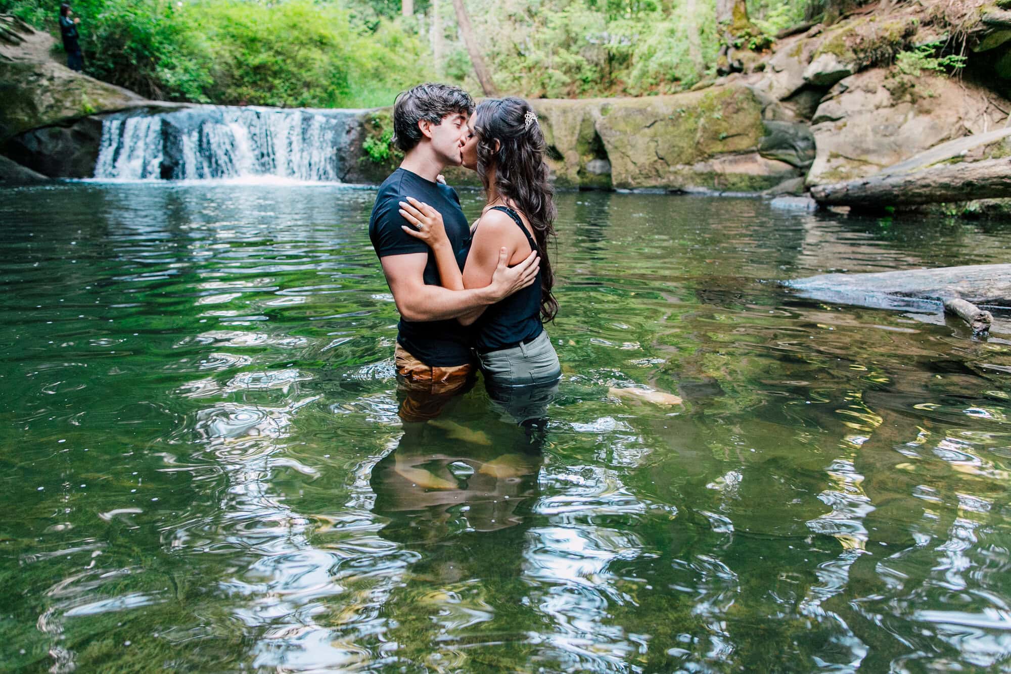 Bellingham Professional Engagement Photographer Katheryn Moran Whatcom Falls Park