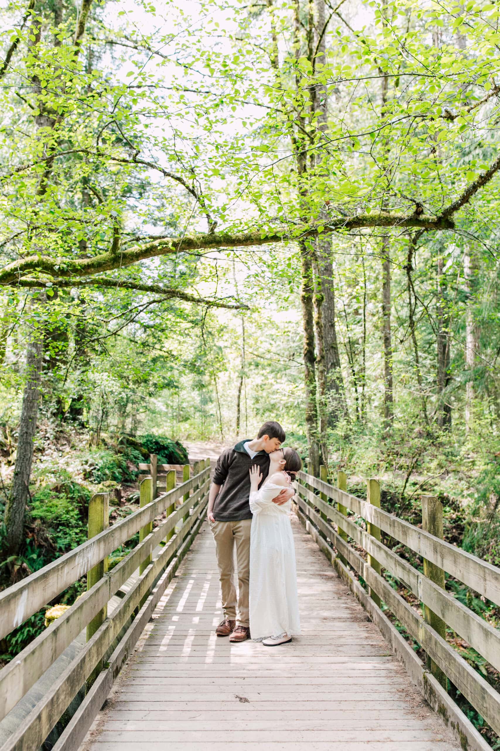 Bellingham Professional Engagement Photographer Katheryn Moran Whatcom Falls Park