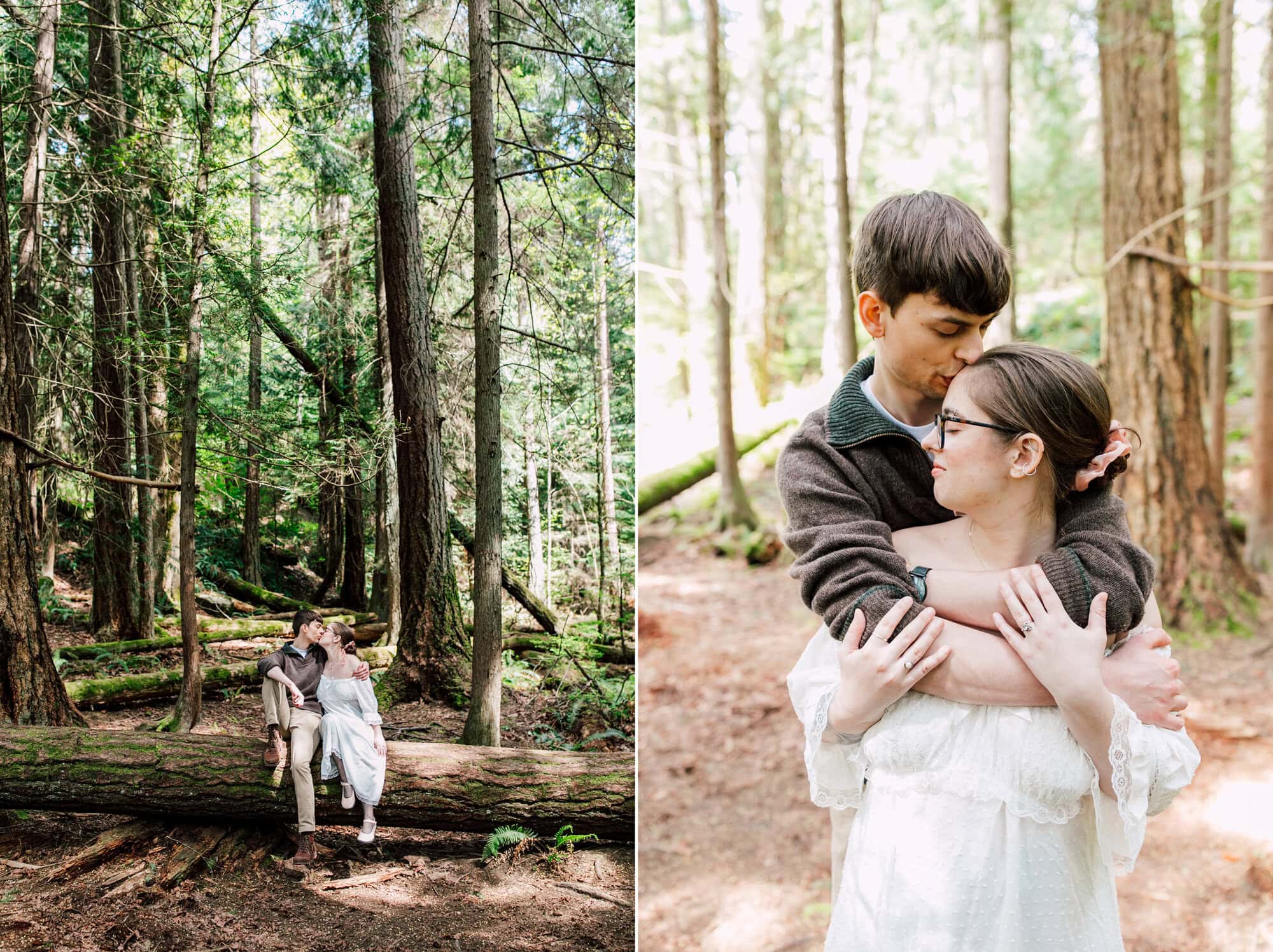 Bellingham Professional Engagement Photographer Katheryn Moran Whatcom Falls Park