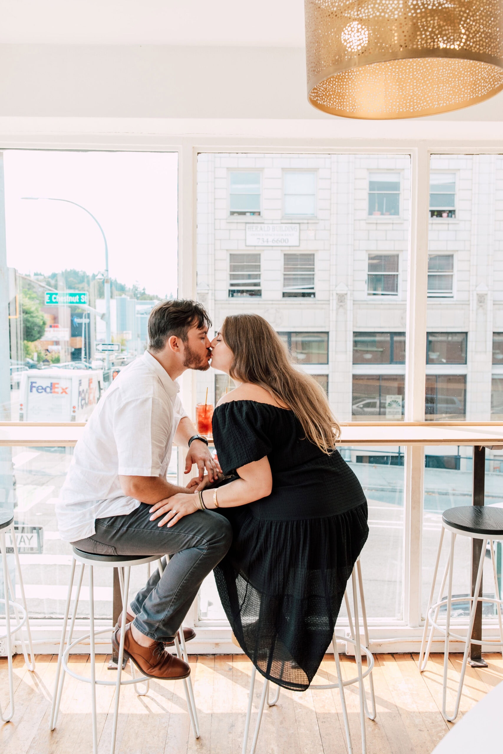 Bellingham Professional Engagement Photographer Katheryn Moran Makeworth Coffee