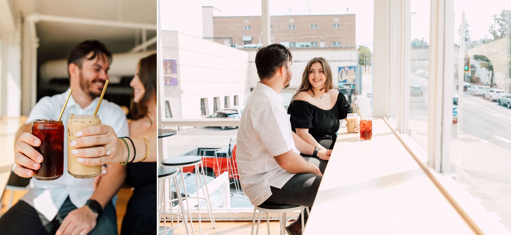 Bellingham Professional Engagement Photographer Katheryn Moran Makeworth Coffee