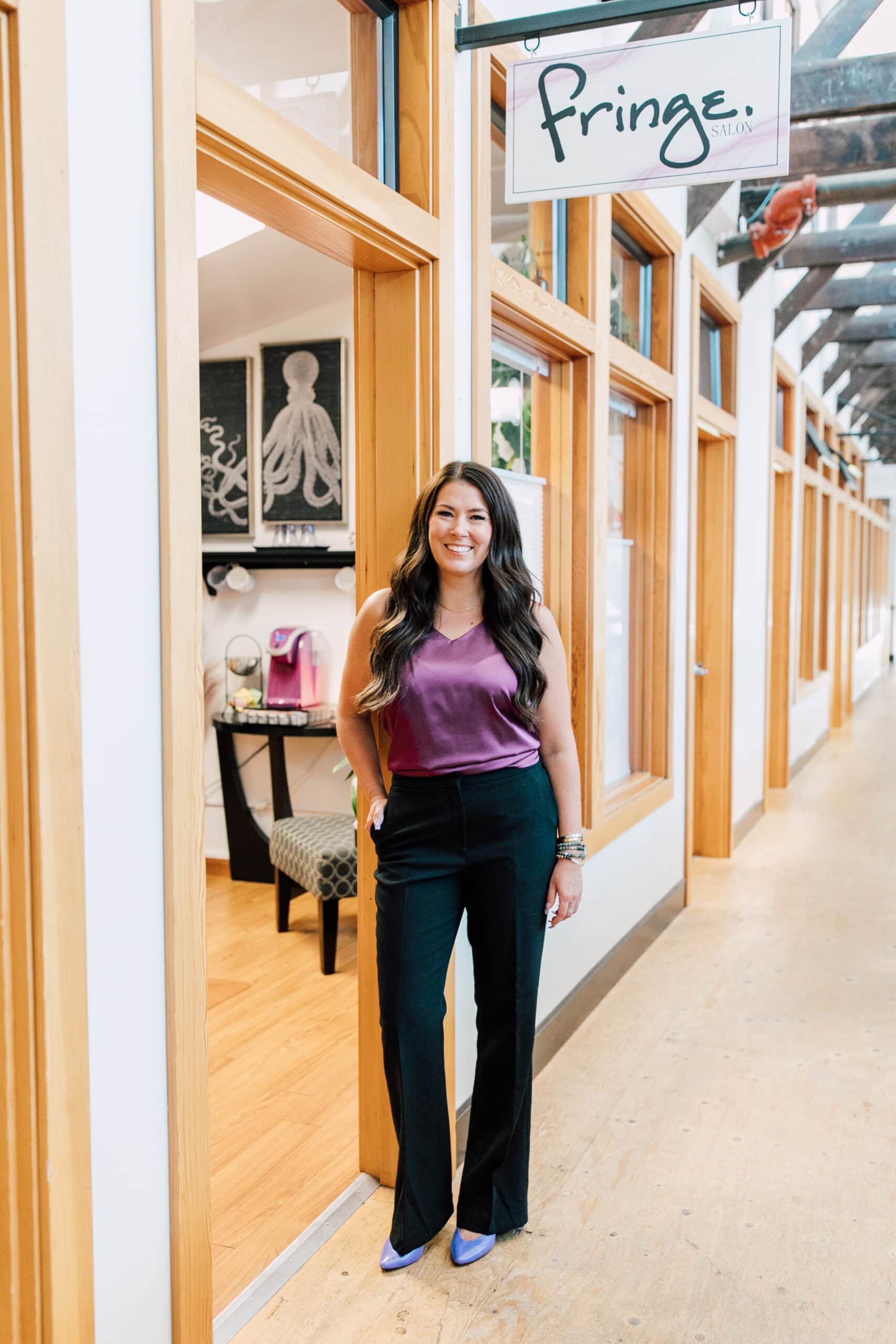 Bellingham Business branding photographer katheryn moran hair salon high end