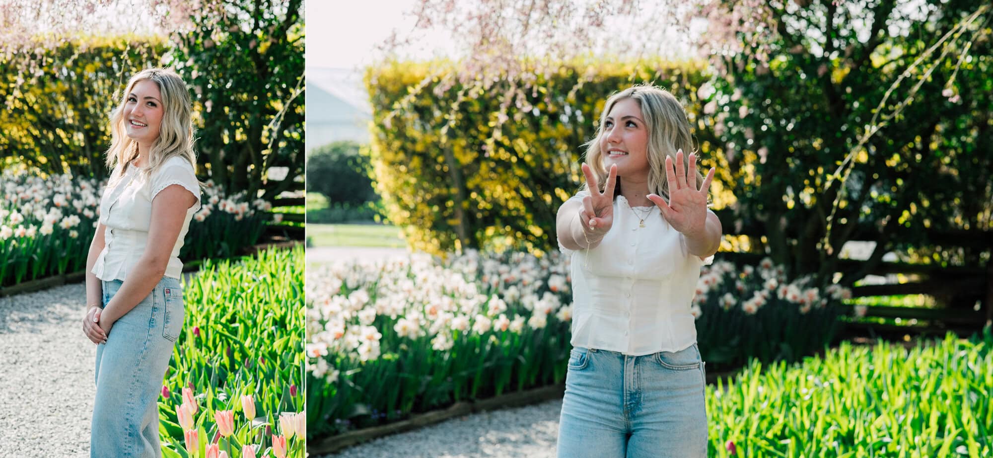 Bellingham Professional Photographer Graduation Photos Roozengaarde Tulip Festival