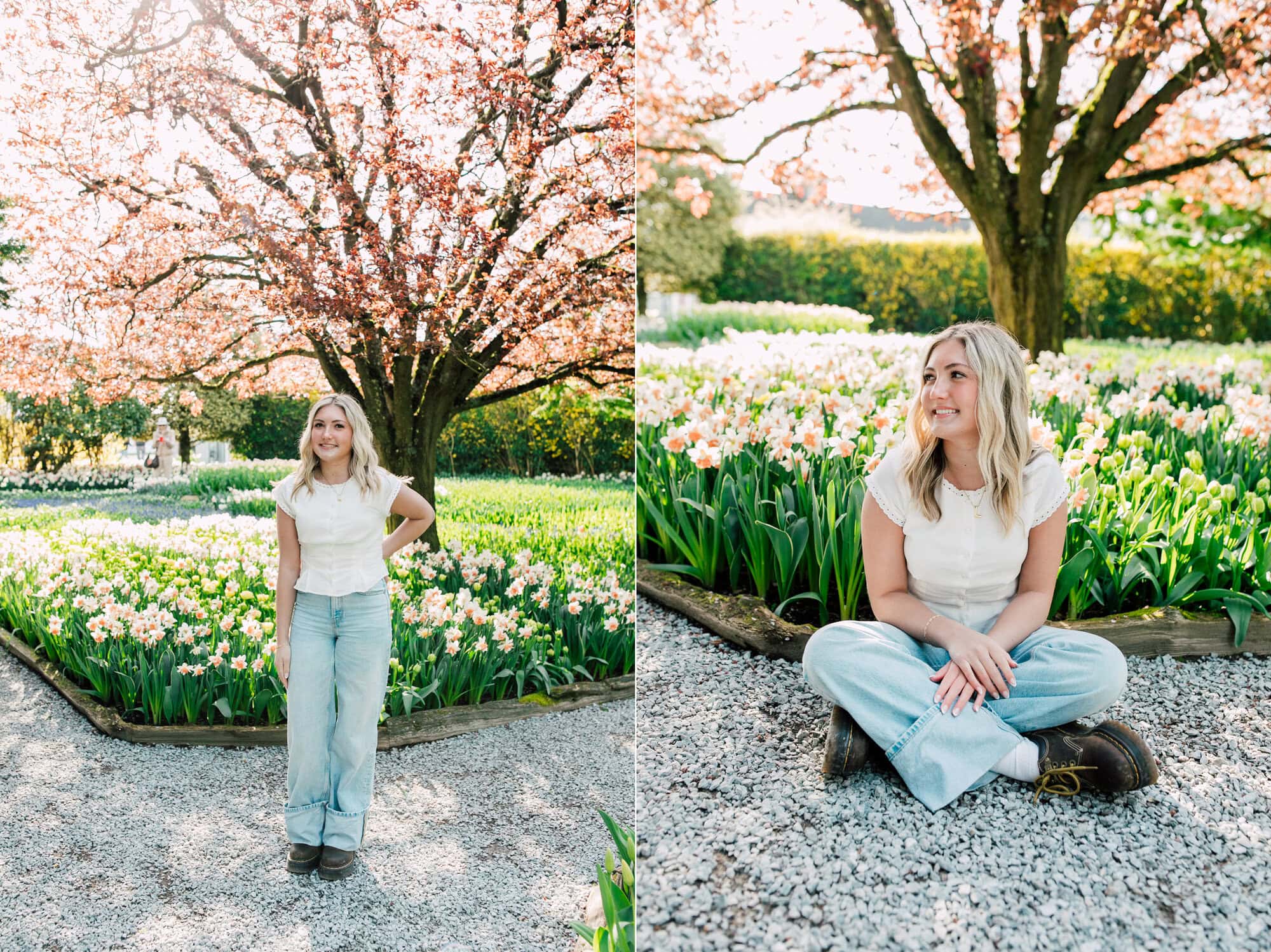 Bellingham Professional Photographer Graduation Photos Roozengaarde Tulip Festival