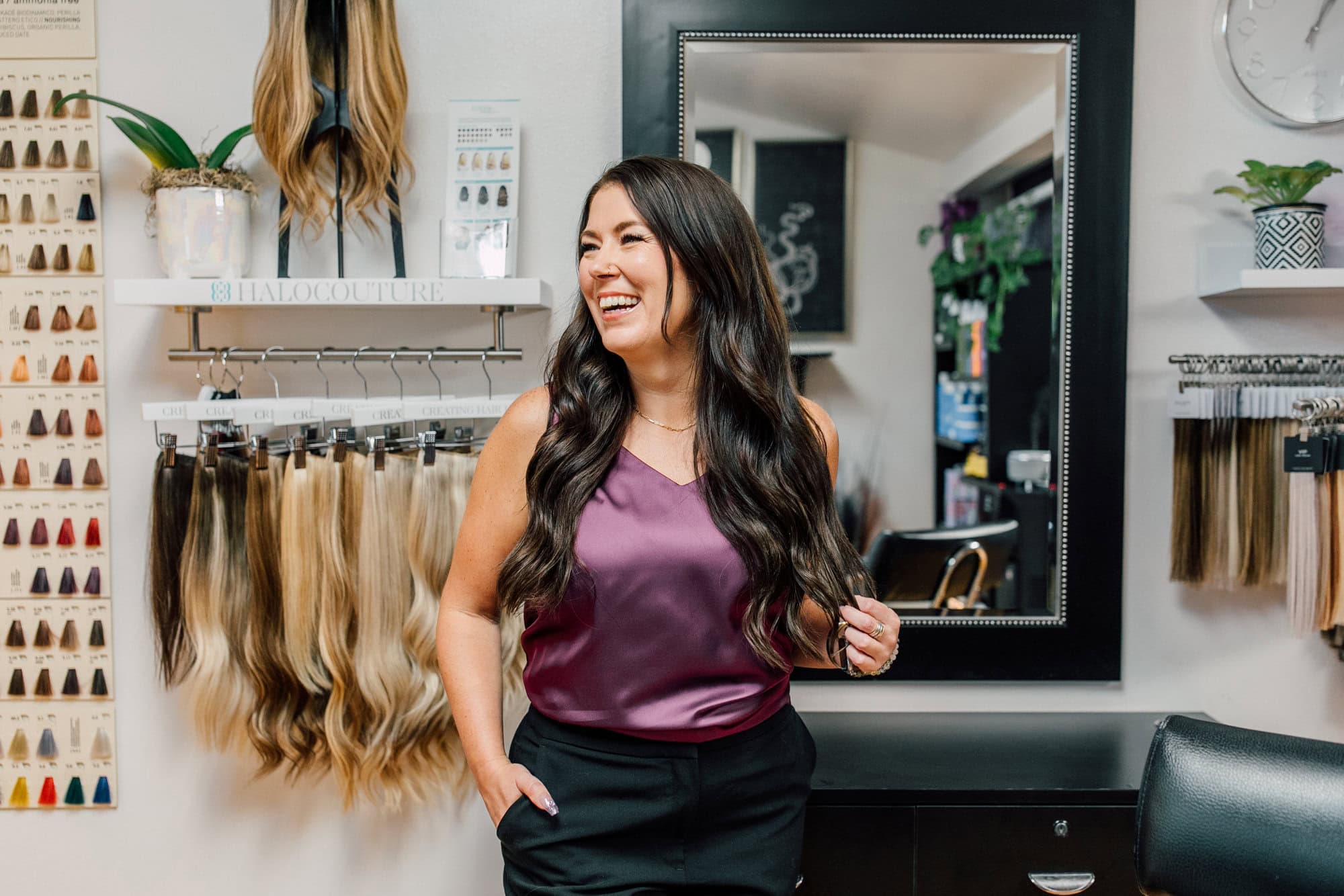 bellingham seattle business headshot photographer hair salon