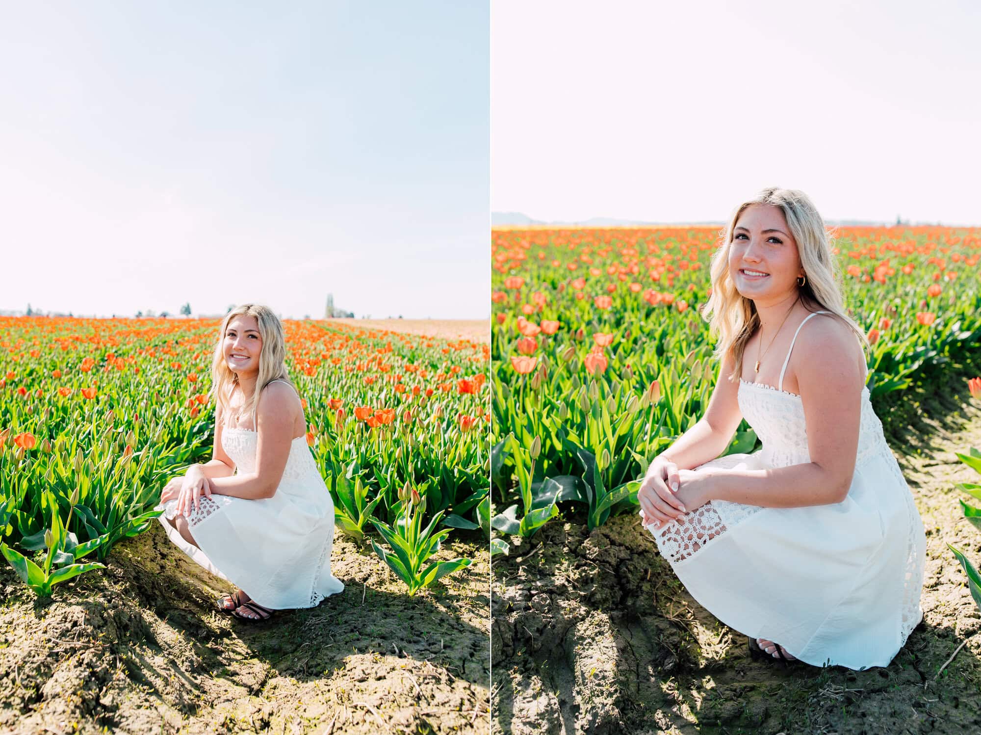Bellingham Professional Photographer Graduation Photos Roozengaarde Tulip Festival